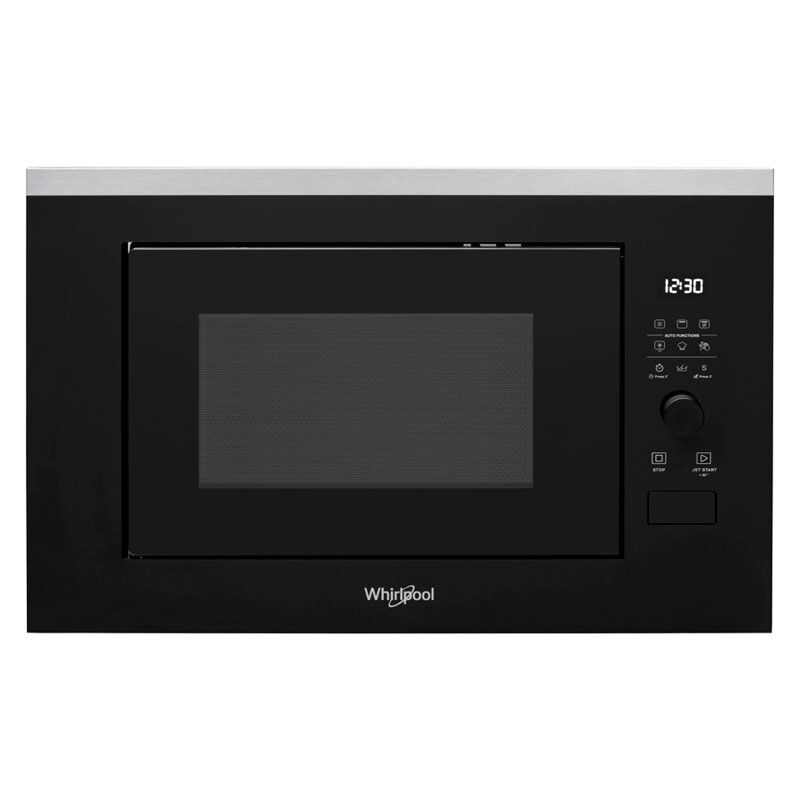 MICROONDAS ENCASTRE WHIRLPOOL 25L NEGRO