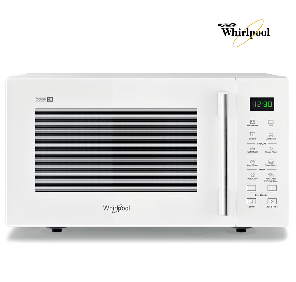 MICROONDAS WHIRLPOOL 25L BLANCO FUN VAPOR