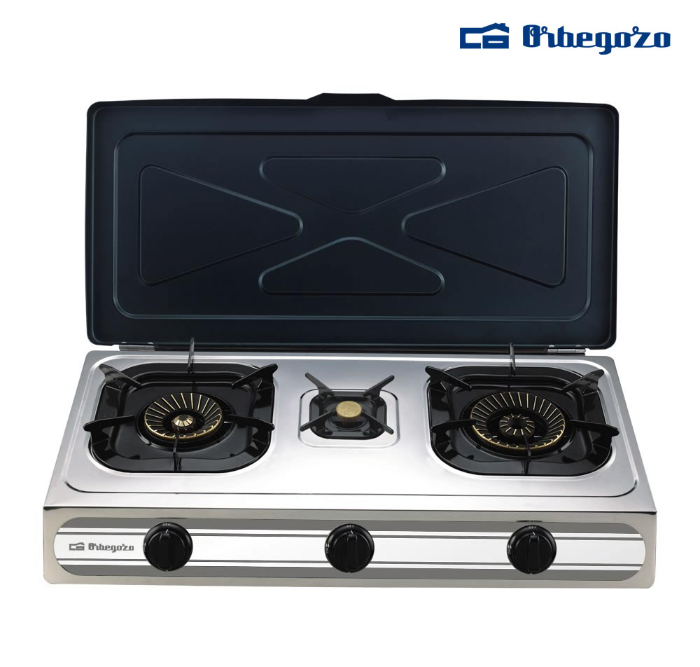 HORNILLO GAS ORBEGOZO 3 F INOX TRIPLE CO