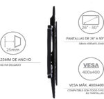 SOPORTE PARED TV TM 26" A 65" FIJO - Imagen 4