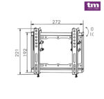SOPORTE PARED TV TM 17" A 42" FIJO INCLIMABLE - Imagen 2