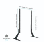 SOPORTE TV CDE PIE PARA MUEBLE DE 37" A 65" - Imagen 2