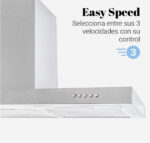 CAMPANA UNIVERSAL B PLANA 90 CM KENIA 3090 - Imagen 2