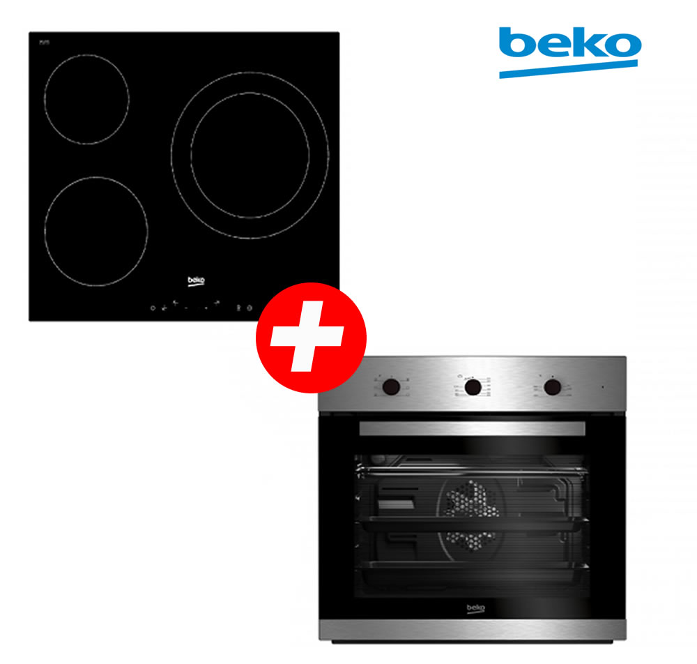 CONJUNTO BEKO HORNO + VITRO 3 FUEGOS