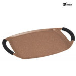 PLANCHA ASAR PIEDRA ROYAL 47 CM THULOS MARRON