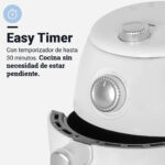 FREIDORA SIN ACEITE UNIVERSAL B 2 L BLANCA - Imagen 3