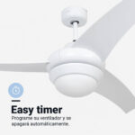 VENTILADOR TECHO UNIVERSAL B. MISTRAL 132CMM 70W - Imagen 3