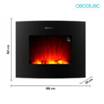 CHIMENEA ELECTRICA CECOTEC 26" WIFI NEGRA - Imagen 2