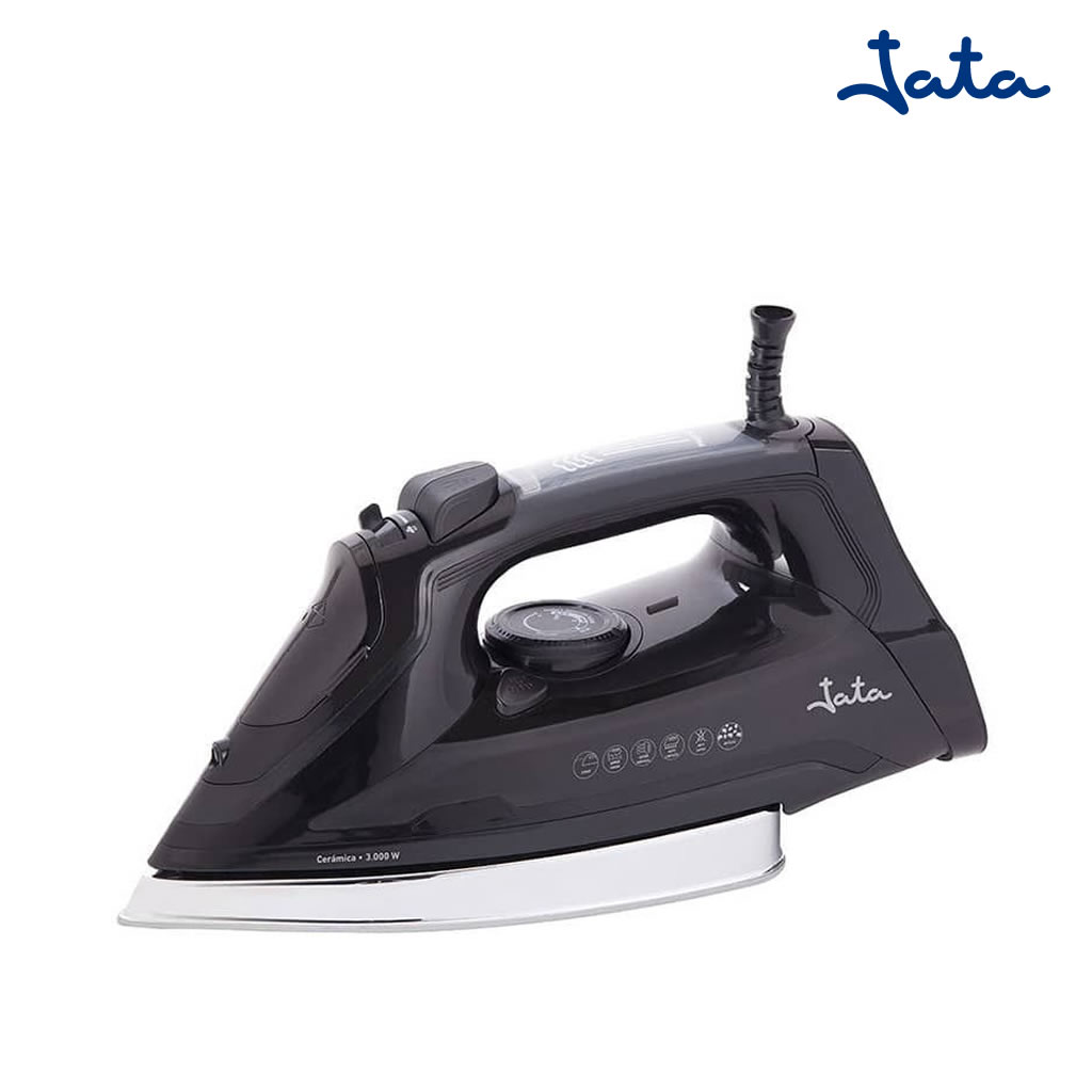 PLANCHA VAPOR JATA 3000 W CERMI NEGRA