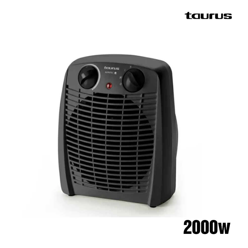 TERMOVENTILADOR TAURUS GOBI 2000 NEGRO