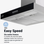 KENIA 4060 Campana en T cristal 60 cm - Imagen 4