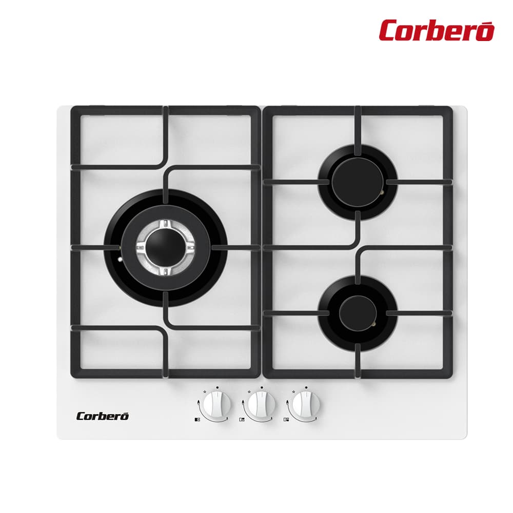 encimera gas cristal