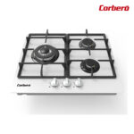 ENCIMERA CRISTAL GAS CORBERO 3 F FUN BLANCA - Imagen 2