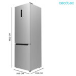 FRIGORIFICO CECOTEC 185X60 NF D INOX DISPLAY - Imagen 2