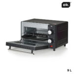 MINI HORNO OK 9 L NEGRO 650 W - Imagen 2