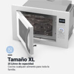 Microondas Integrable 25L Grill SPEEDYBAKE PLUS - Imagen 3