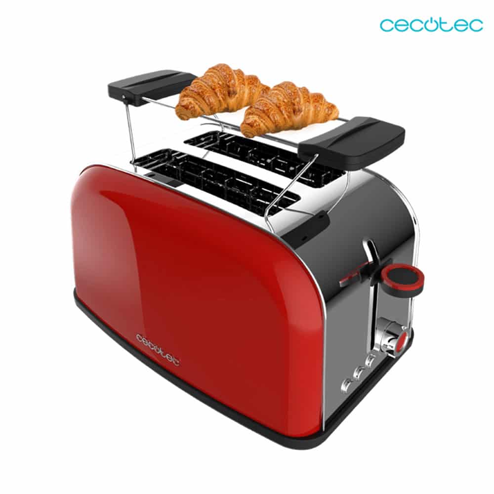 TOSTADOR DOBLE CECOTEC CORTO 850 Red