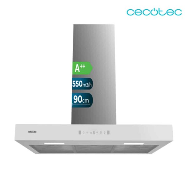 Campana T de 90cm CECOTEC