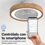 VENTILADOR TECHO UNIVERSAL B TRAMONT 6051WD MADERA RGB - Imagen 7