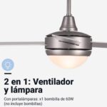 VENTILADOR TECHO UNIVERSAL B SIROCO 6052X INOX - Imagen 3