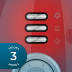 TOSTADOR RETRO ROJO CECOTEC - Imagen 3