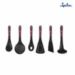 SET 6 UTENSILIOS COCINA JATA NYLON ROJO - Imagen 2