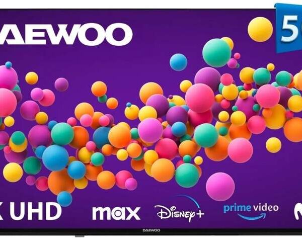 PANTALLA LED DAEWOO 50" 4K UHD SMART TV VIDAA BLUET