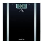 BASCULA BAÑO JATA CRISTAL NEGRA